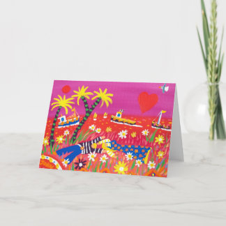 Festiva Tarjeta de arte: enamorados de San Valentín