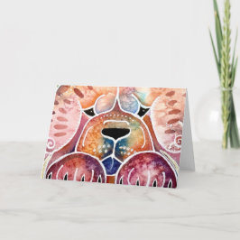 Festiva TARJETA DE ARTE gruesa y suave de PRISM Chow