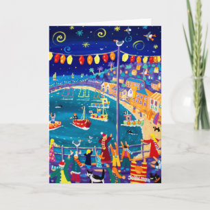 Festiva Tarjeta de arte: Linternas y luces, agujeros de mu