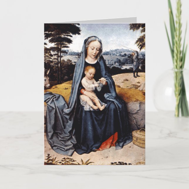 Festiva Tarjeta de arte para navidades (Anverso)