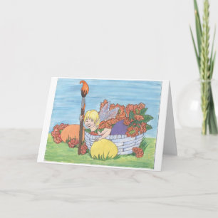 Festiva Tarjeta de artista de Pascua