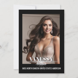 Festiva Tarjeta de autógrafo brillante Star Ultimate