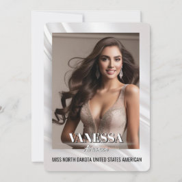 Festiva Tarjeta de autógrafo del desfile Sheer Sunburst