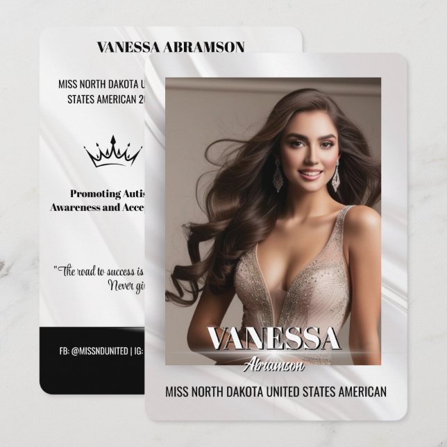 Festiva Tarjeta de autógrafo del desfile Sheer Sunburst (Anverso / Reverso)