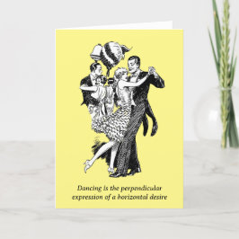 Festiva Tarjeta de baile