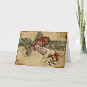 Festiva Tarjeta de basura de Acción de Gracias