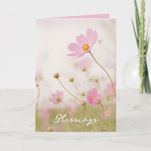 Festiva Tarjeta de bendición (Anverso)