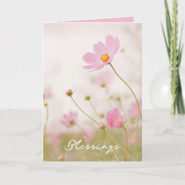 Festiva Tarjeta de bendición