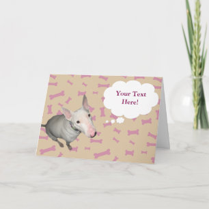 Festiva Tarjeta de Bonito/Huesos para todos/Personalizable