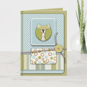 Festiva Tarjeta de búho