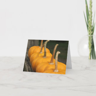 Festiva Tarjeta de Calabaza