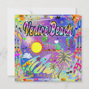 Festiva Tarjeta de camiseta Venice Beach Nu Era