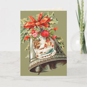 Festiva Tarjeta de campanas para navidades