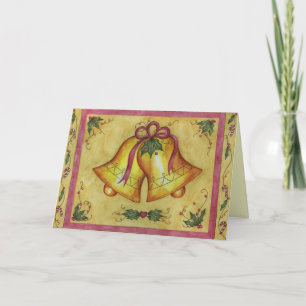Festiva Tarjeta de campanas para navidades