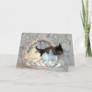 Festiva Tarjeta de canasta de Pascua de Patton