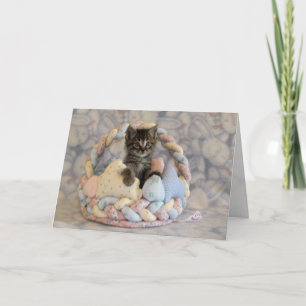 Festiva Tarjeta de canasta de Pascua de Patton