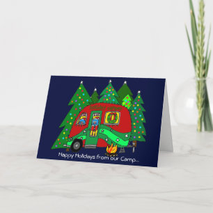 Festiva Tarjeta de caridad para vacaciones de camping