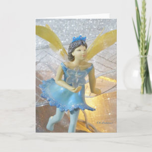 Festiva Tarjeta de carreras de hadas azules II