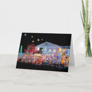 Festiva Tarjeta de casa para navidades