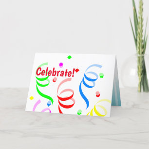 Festiva Tarjeta de celebración