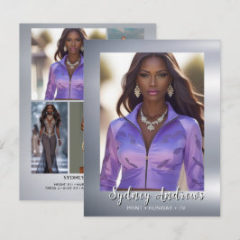 Festiva Tarjeta de Competición de Modelo Estrellas Brillan