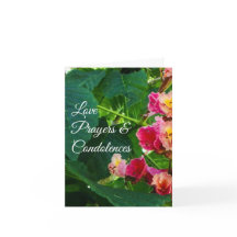 Tarjeta de Condolencias