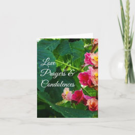 Festiva Tarjeta de Condolencias