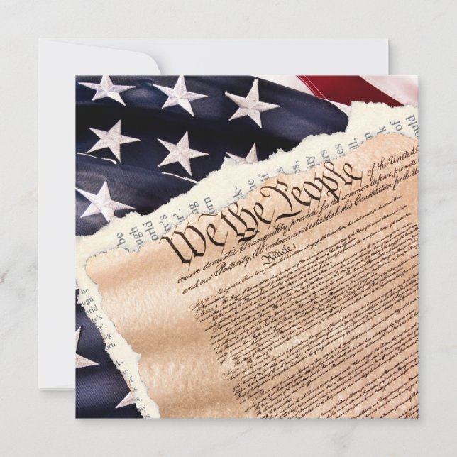 Festiva Tarjeta de Constitución (Anverso)