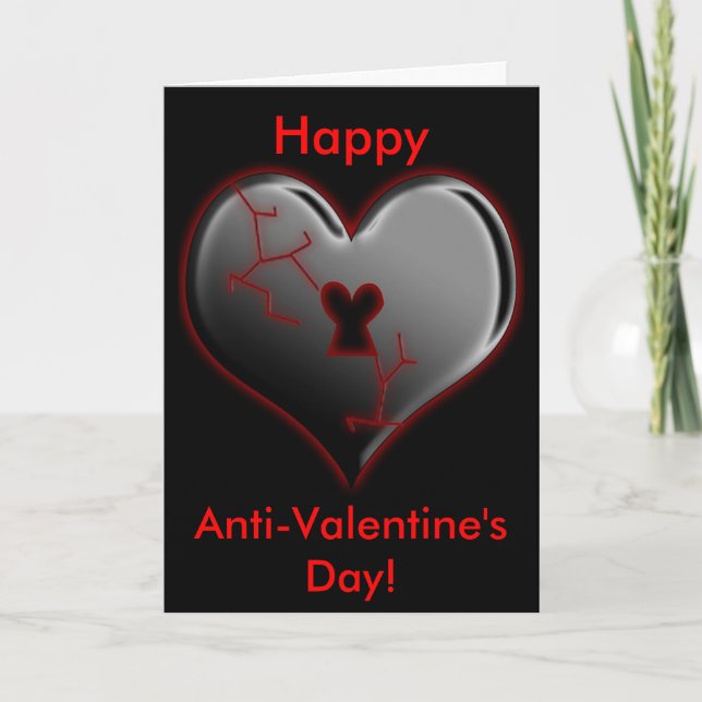 Festiva Tarjeta de corazón roto (Anverso)