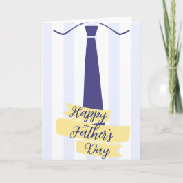 Festiva Tarjeta de corbata elegante del Día del Padre para