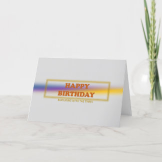 Festiva Tarjeta de cumpleaños