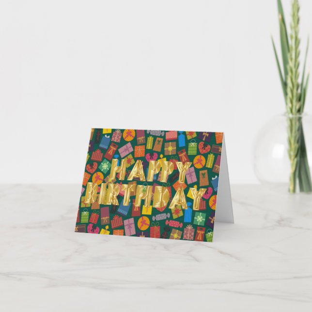 Festiva Tarjeta de cumpleaños (Anverso)