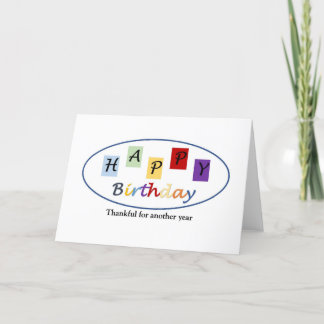 Festiva Tarjeta de cumpleaños