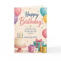 Tarjeta de Cumpleaños Adorable