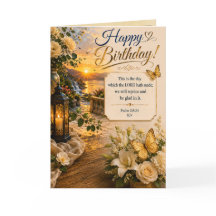 Tarjeta de cumpleaños basada en la fe