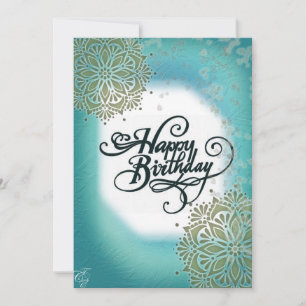 Festiva Tarjeta de cumpleaños clásica