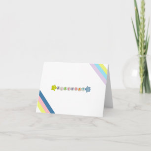Festiva Tarjeta de cumpleaños con barba de diversión