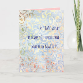 Festiva Tarjeta de cumpleaños de amor, tarjeta de amistad