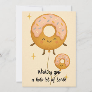 Festiva Tarjeta de cumpleaños de Donut de Donut para Crece