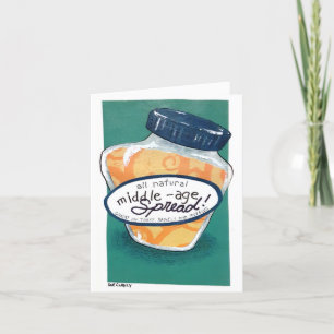 Festiva Tarjeta de cumpleaños de edad media