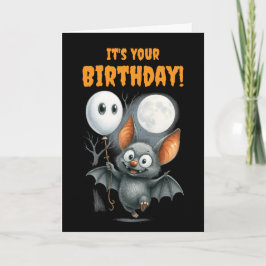 Festiva Tarjeta de cumpleaños de Halloween