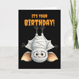 Festiva Tarjeta de cumpleaños de Halloween