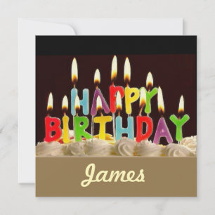 FESTIVA TARJETA DE CUMPLEAÑOS DE IMPRESIÓN DE ALTA DEFINIC
