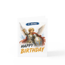 Tarjeta de cumpleaños de San Miguel