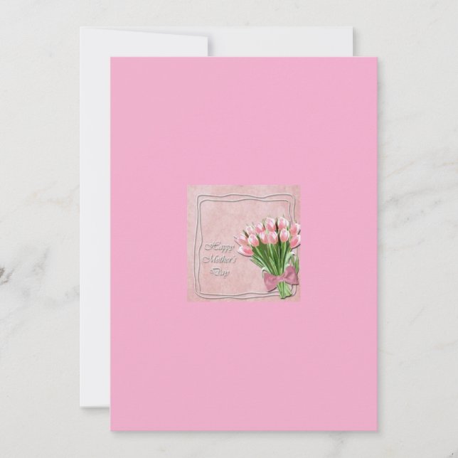 Festiva Tarjeta de Cumpleaños del Día de la Madre (Anverso)