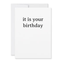 Tarjeta de cumpleaños divertida - Es tu cumpleaños
