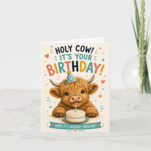 Festiva Tarjeta de cumpleaños divertida y personalizada de