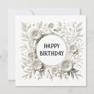 Festiva tarjeta de cumpleaños feliz