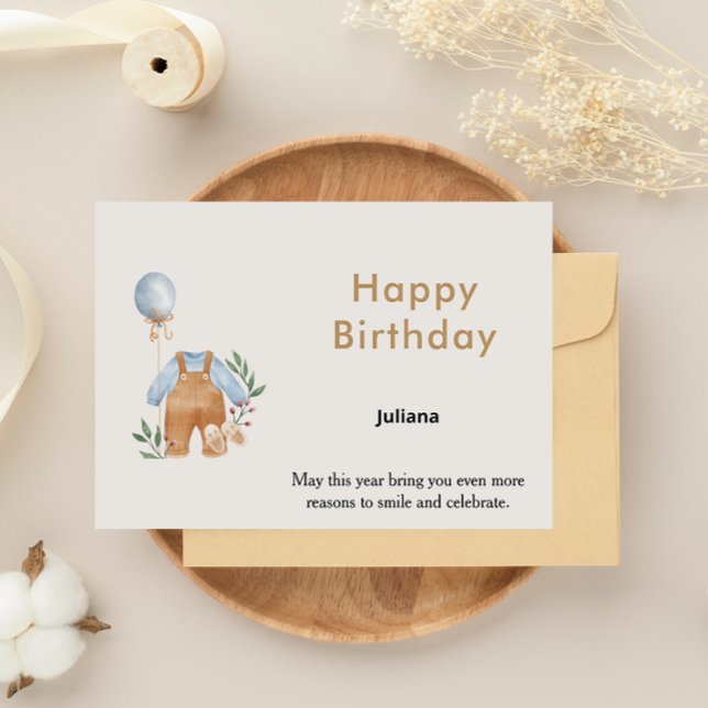 Festiva Tarjeta de cumpleaños feliz (Happy Birthday Card)