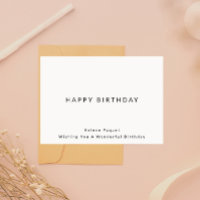 Tarjeta de cumpleaños feliz